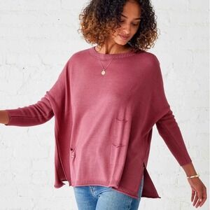 Mersea Burnt Rose Catalina Travel Sweater